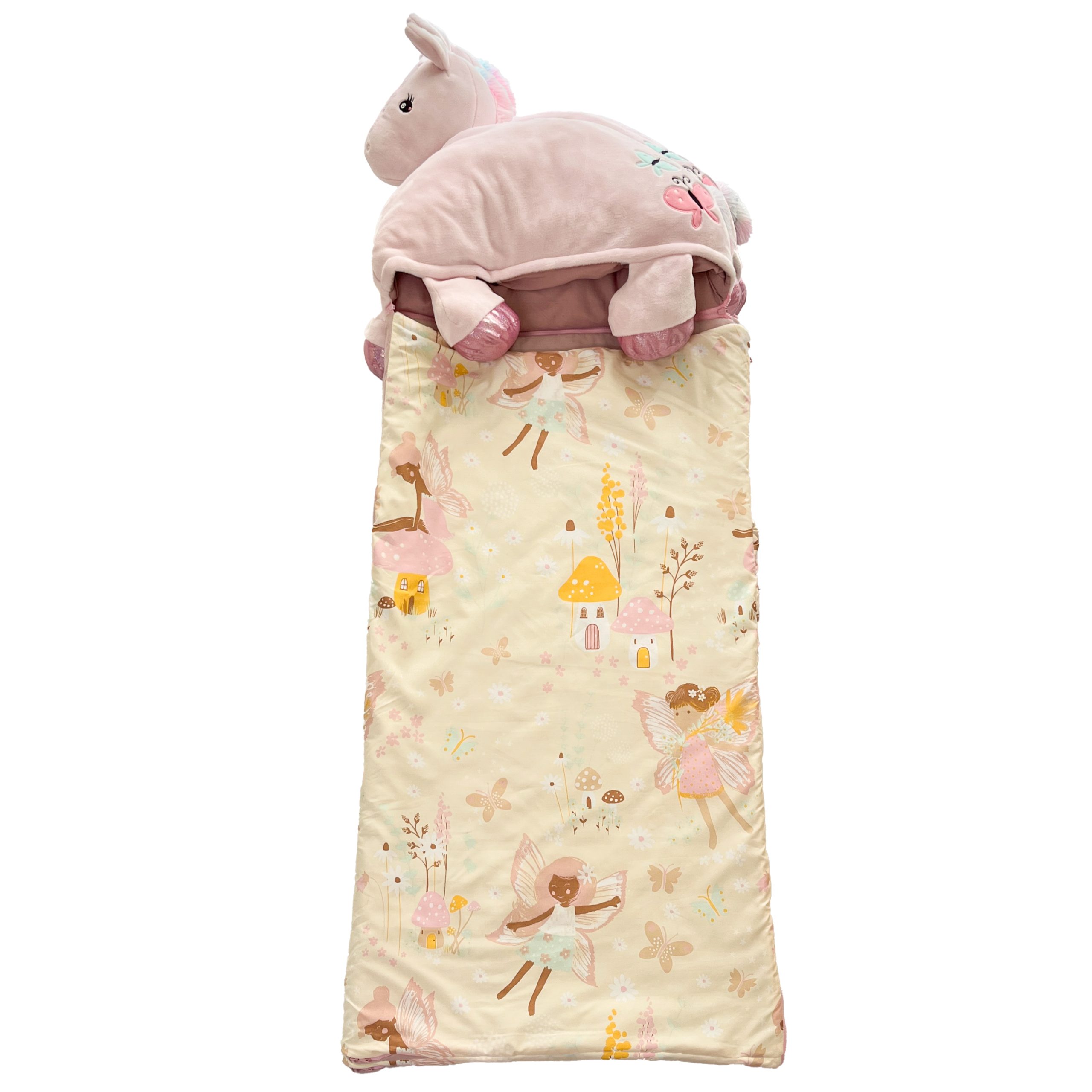 IMG_4610-2 2-in-1 Magical Unicorn Sleep Sack: Plush Toy & Foldable Nap Mat