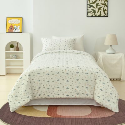 Whimsical Ocean World: Little Whale Print Youth Bedding Set